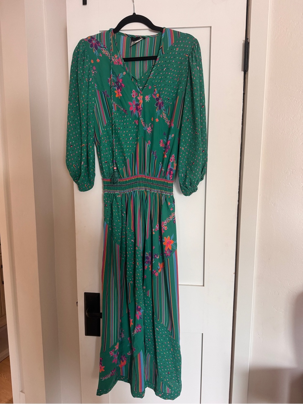 Vintage Diane Freis Patterned Midi Dress - Women